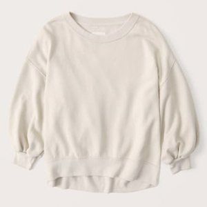 Abercrombie & Fitch Balloon Sleeve Sweatshirt, Size S